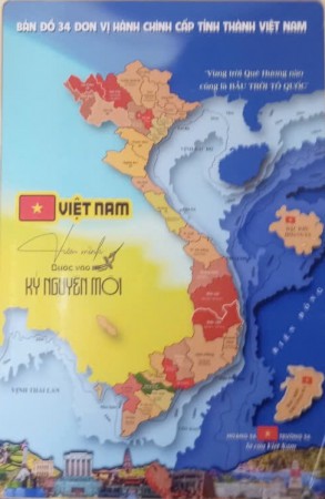 TRƯỜNG THCS KỲ HÀ BỔ SUNG BẢN ĐỒ 34 ĐƠN VỊ HÀNH CHÍNH CẤP TỈNH/THÀNH VIỆT NAM PHỤC VỤ DẠY VÀ HỌC