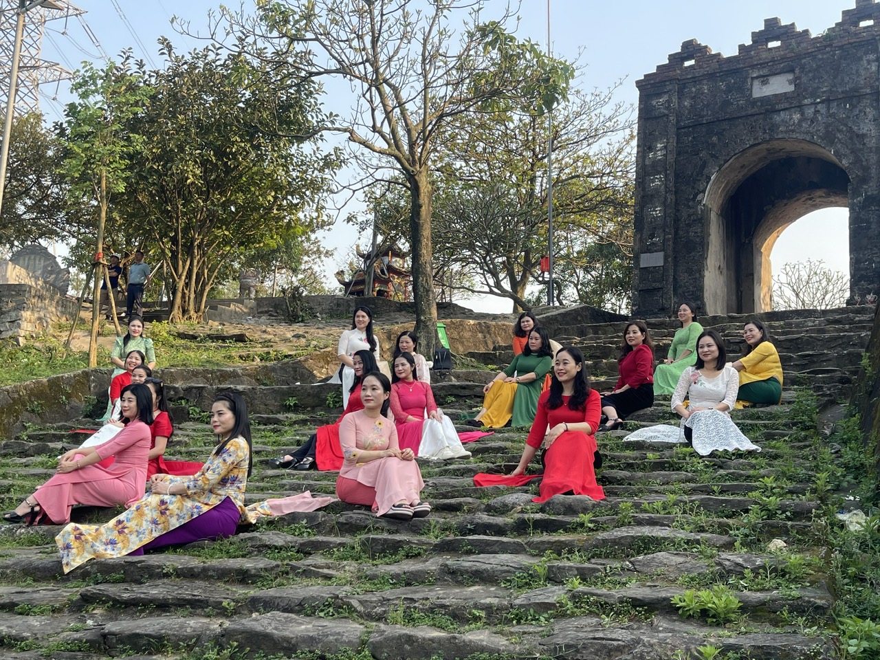 ảnh chụp tại cổng trời 