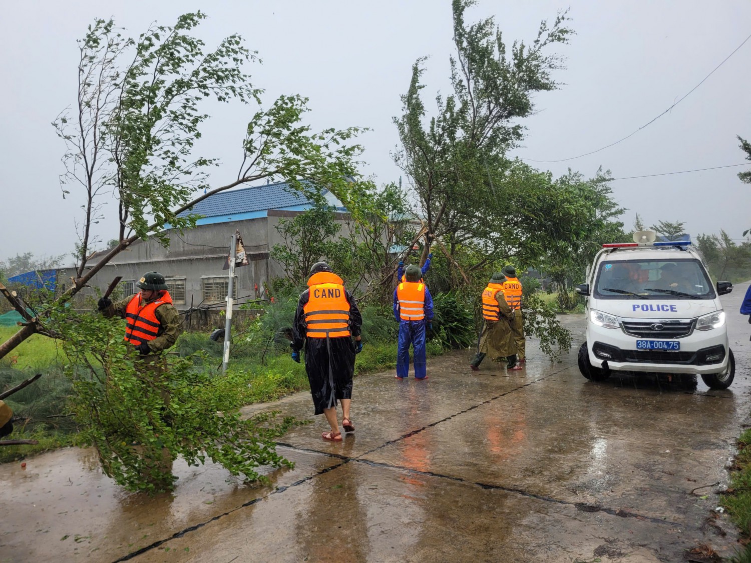 công an phường khắc phục hậu quả bảo số 5
