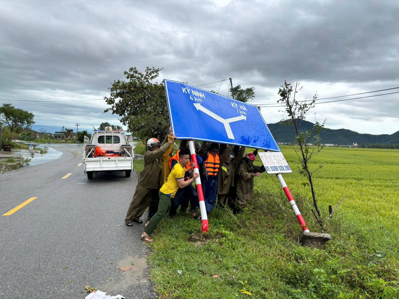 công an phường khắc phục hậu quả bảo số 5